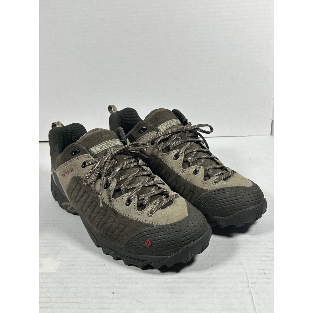 Vasque Juxt Mens 15M Brown Suede Hiking Approach Shoes Sneakers 7000 M